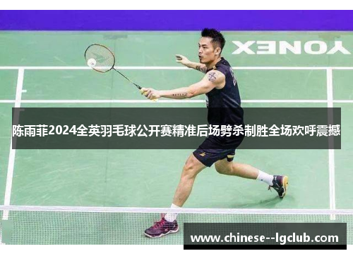 陈雨菲2024全英羽毛球公开赛精准后场劈杀制胜全场欢呼震撼
